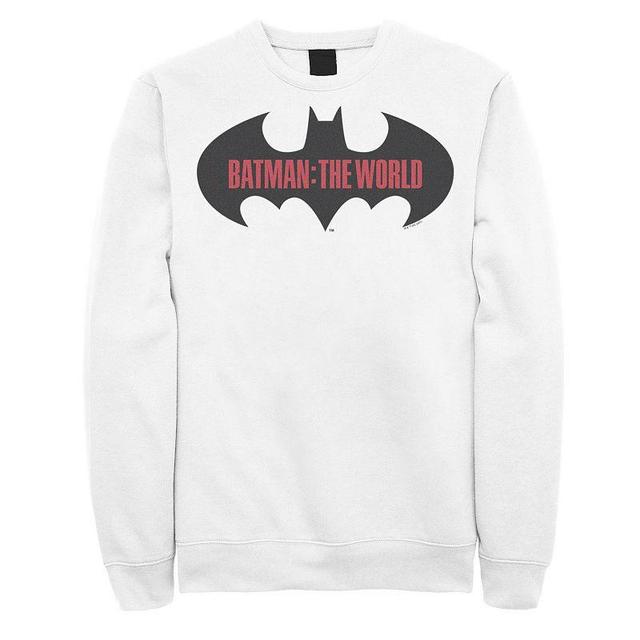 Mens Batman: The World Logo Sweatshirt Product Image