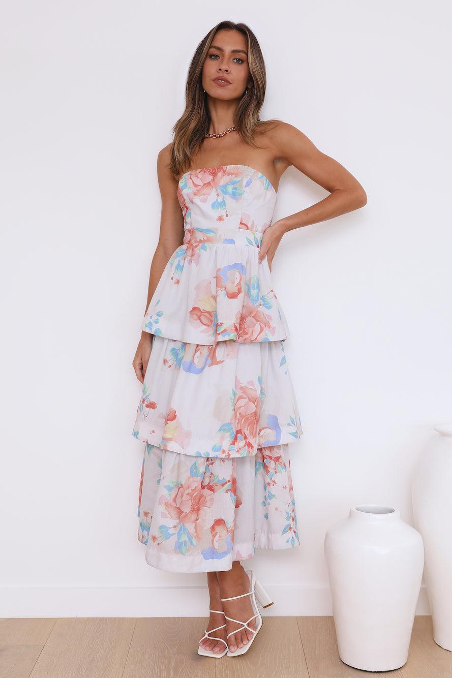 Style Lover Maxi Dress Peach Product Image