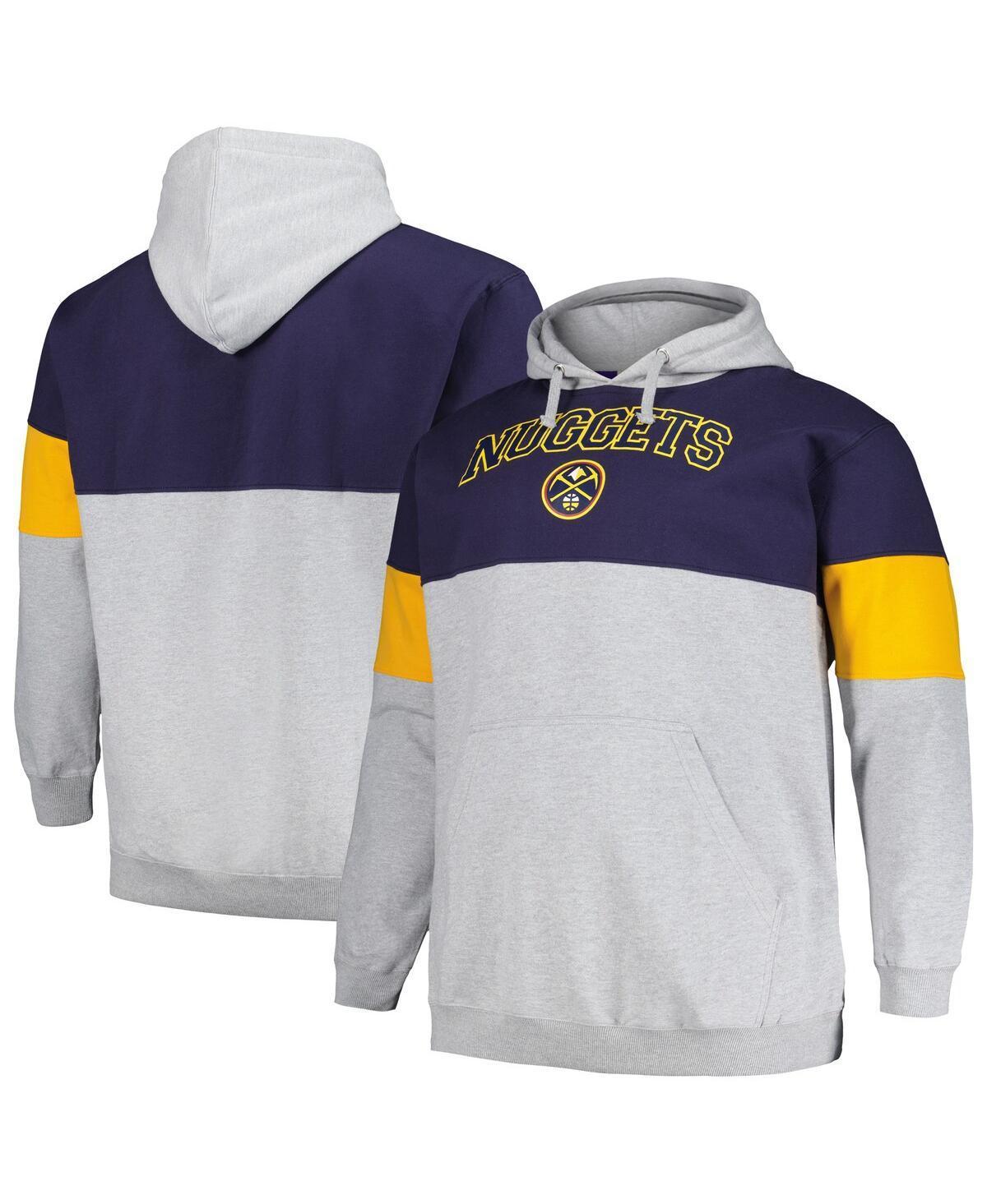 Mens Fanatics Navy Denver Nuggets Big and Tall Pullover Hoodie - Navy Product Image