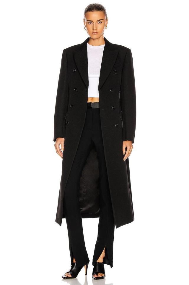 WARDROBE.NYC Double Breasted Coat Black. (also in L, M, XXS). Product Image