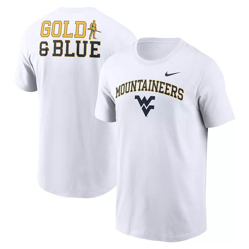 Mens Nike West Virginia Mountaineers Blitz 2-Hit T-Shirt Product Image