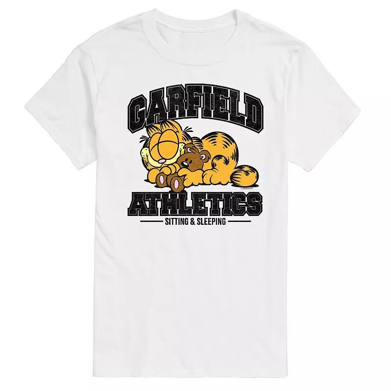 Mens Garfield Sleeping Athletics Graphic Tee Product Image