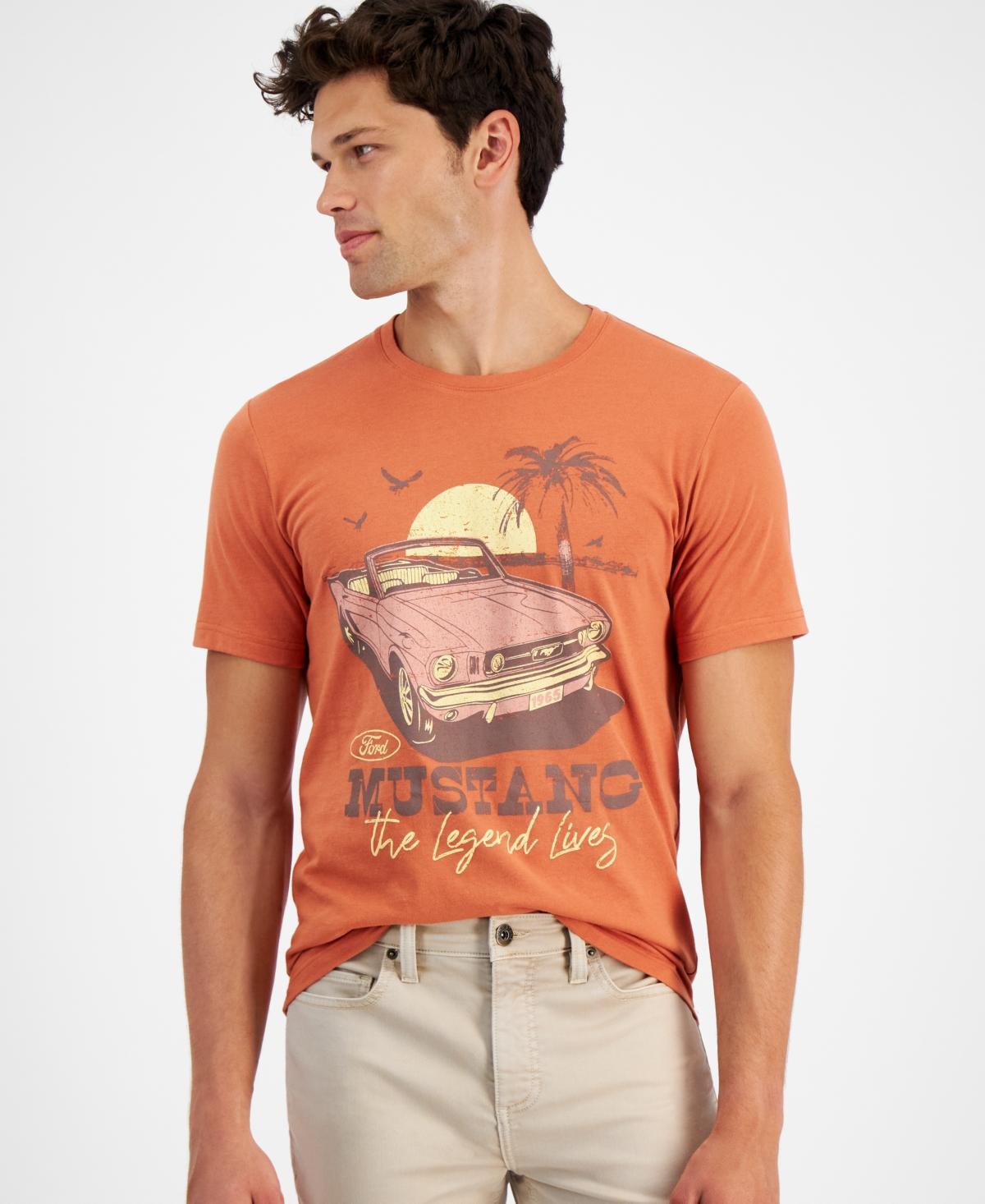 Sun + Stone Mens Mustang Beach Regular-Fit Graphic T-Shirt, Created for Macys Product Image