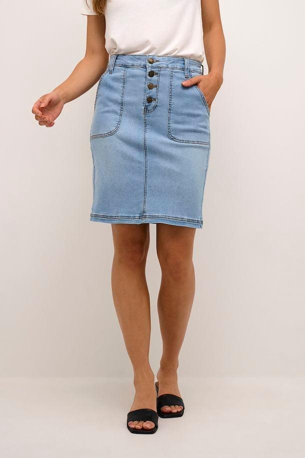 CUbriana Denim Skirt Product Image