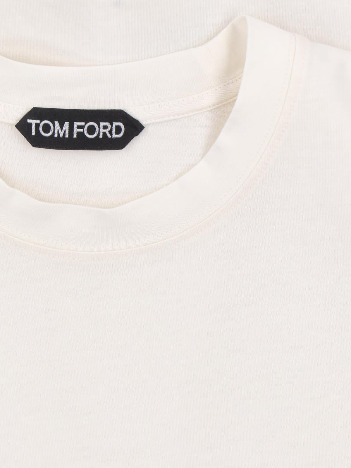 TOM FORD T-shirts And Polos In White Product Image