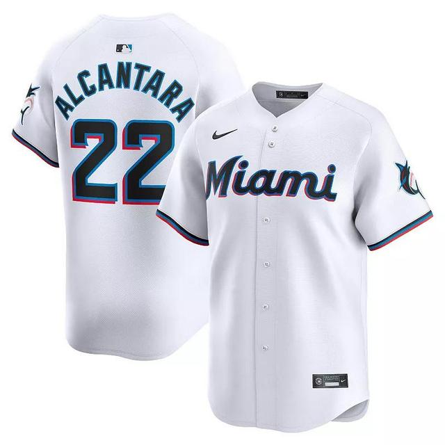 Mens Nike Sandy Alcantara Miami Marlins Home Limited Player Jersey Product Image