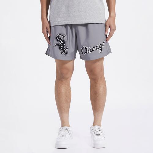 Pro Standard Mens Chicago White Sox Dbl Logo Woven Short - Gray/Gray Product Image