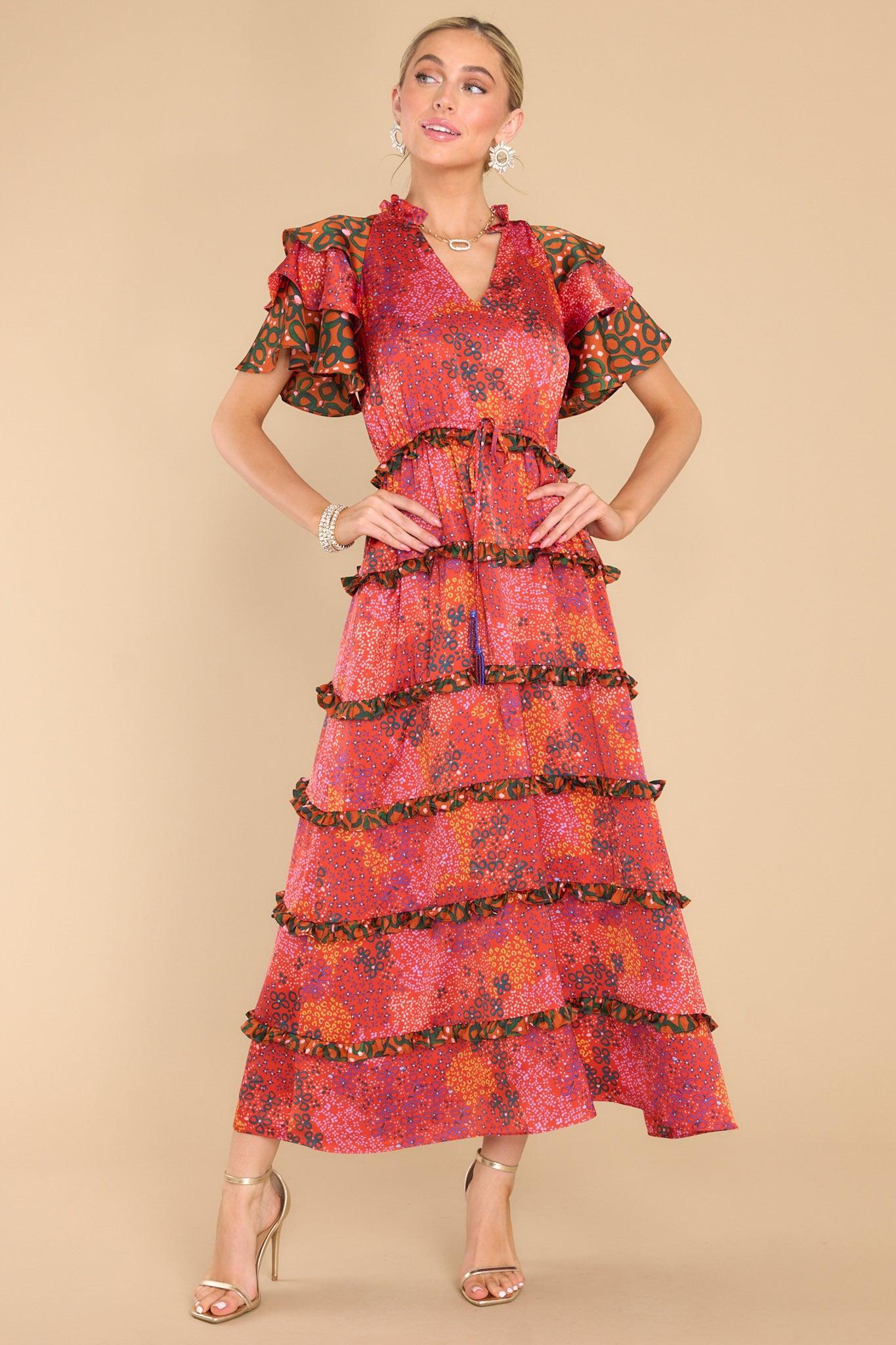 Yasmine Funky Town Maxi Dress Print Product Image