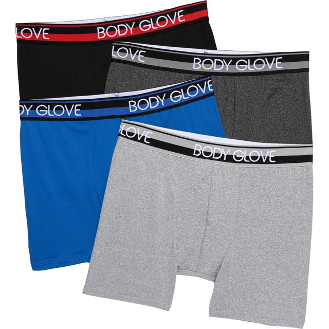 Body Glove Cotton Stretch Boxer Briefs - 4-Pack Product Image