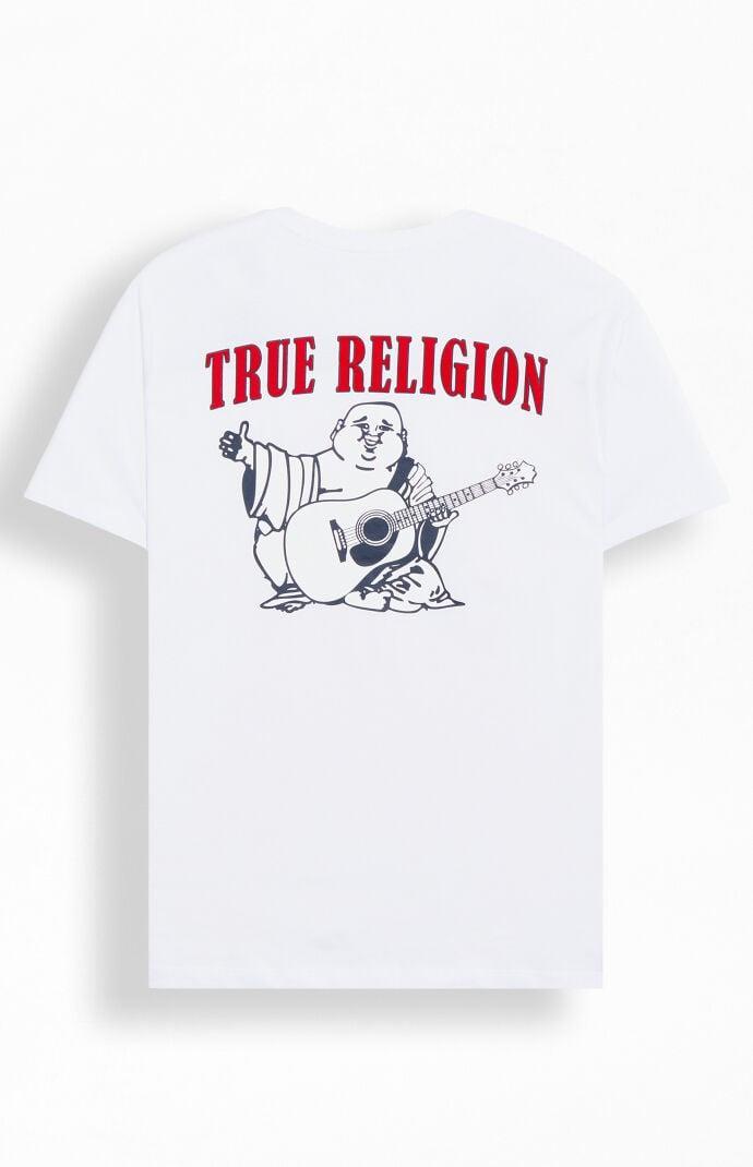 True Religion Mens Buddha Logo Crewneck Short Sleeve T-shirt Product Image