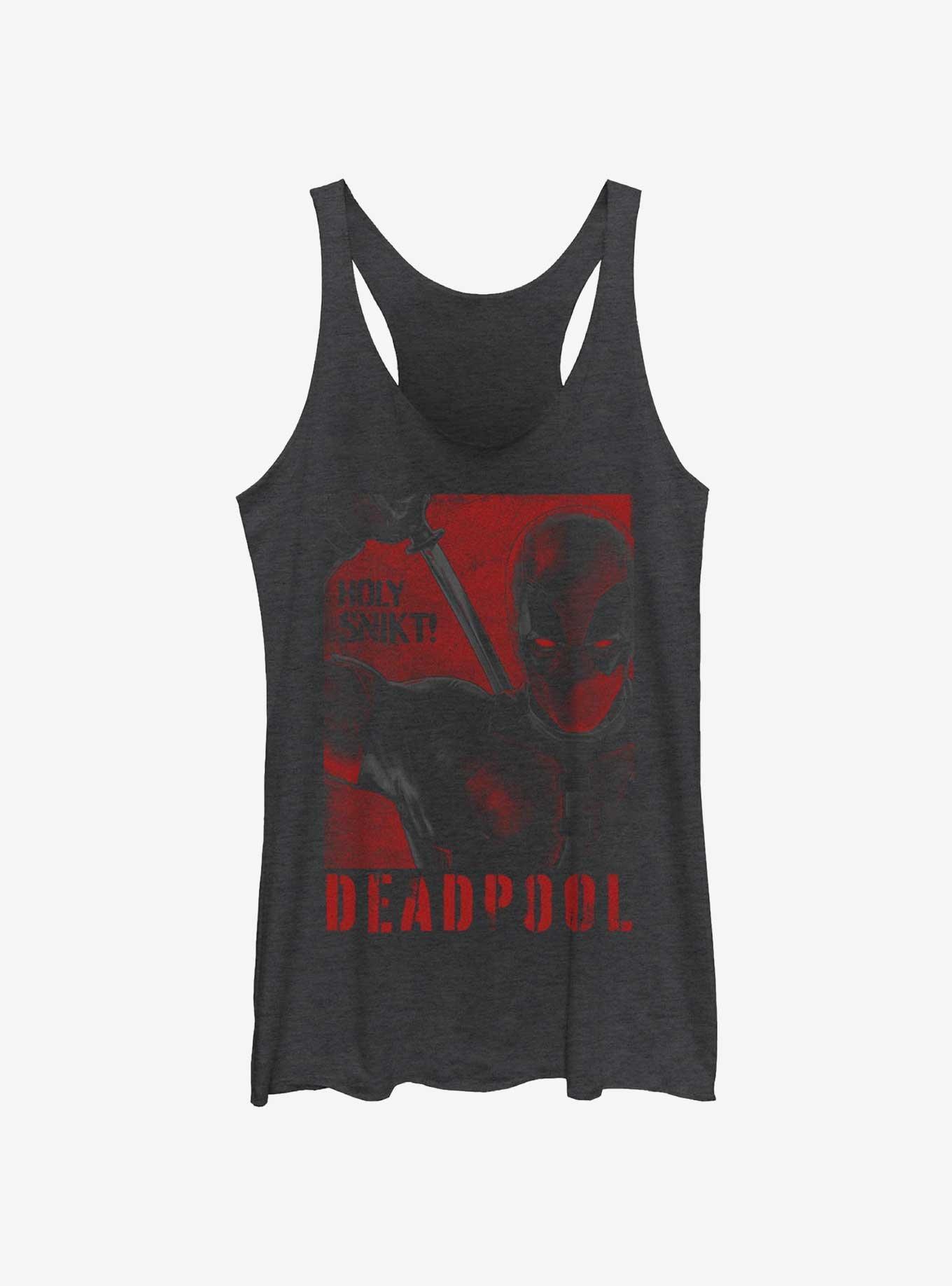 Marvel Deadpool & Wolverine Holy Snikt Deadpool Poster Girls Tank Hot Topic Web Exclusive Product Image