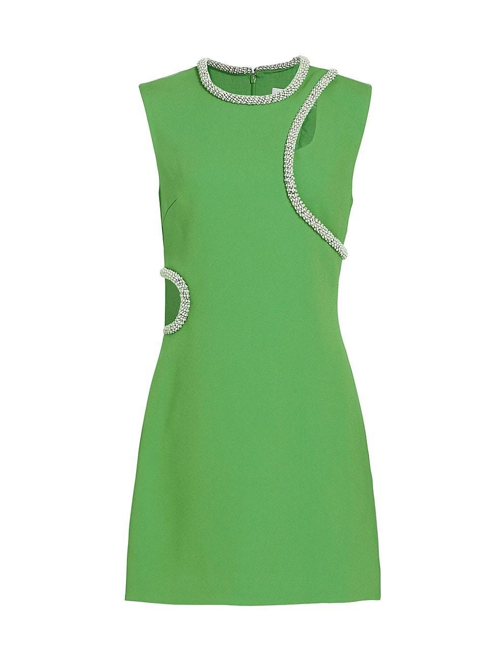 Womens Kat Beaded-Trim Minidress Product Image