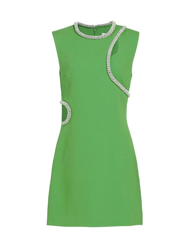 Womens Kat Beaded-Trim Minidress Product Image