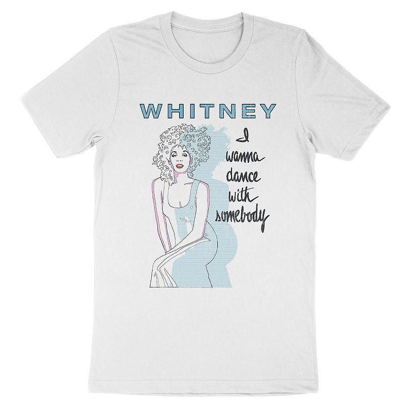 Mens Whitney Houston Tee White Product Image