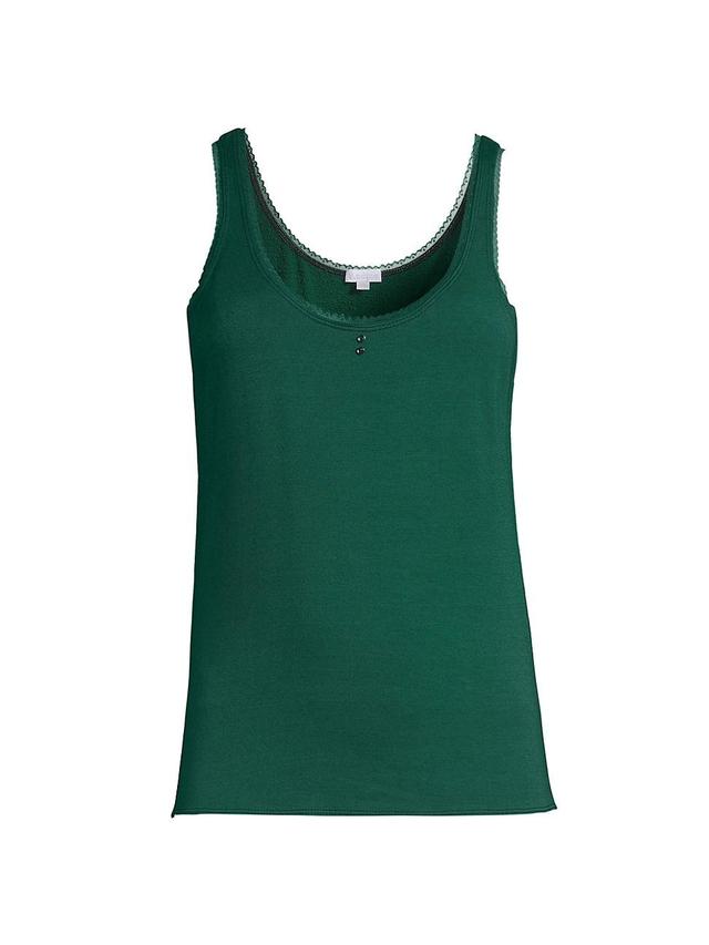 Womens Amelie Lace-Trim Tank Top Product Image