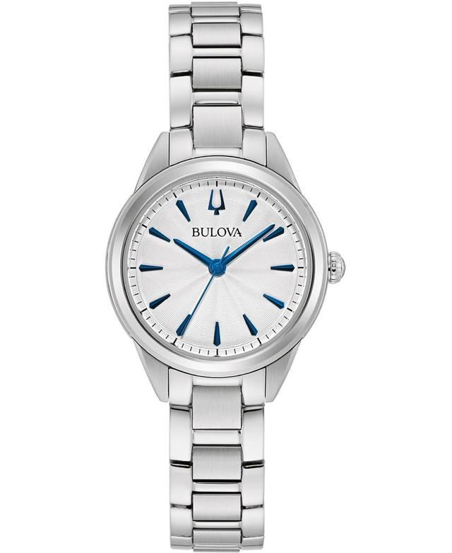 Bulova Womens Sutton Stainless Steel Watch - 96L285 Silver Tone Product Image