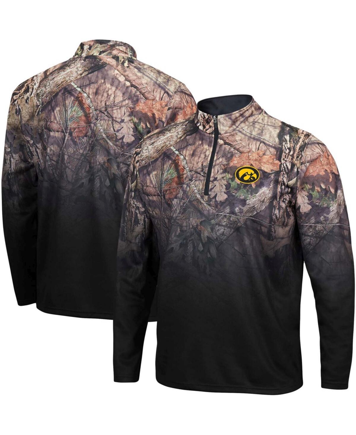 Mens Colosseum Nebraska Huskers Mossy Oak Fleet II Quarter-Zip Jacket Product Image