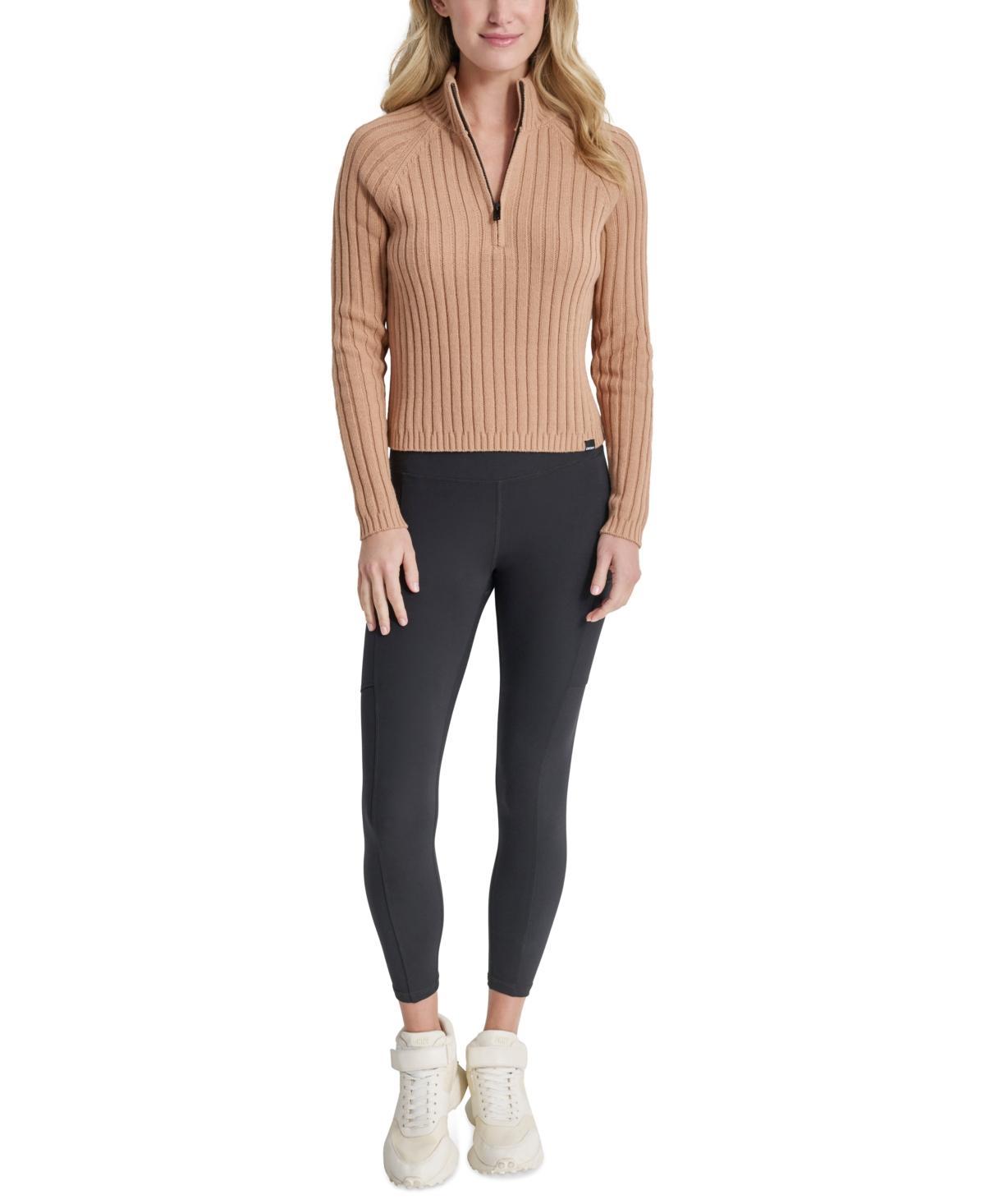 Dkny Sport Womens Half-Zip Mock Neck Top Product Image