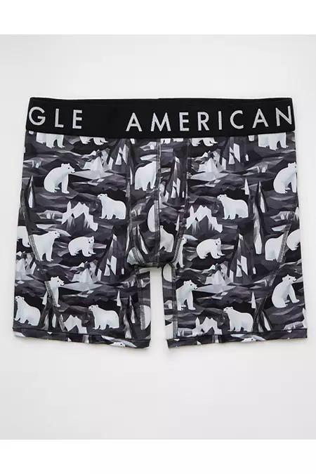 AEO Mens Polar Bears 6 Flex Boxer Brief Men's Product Image