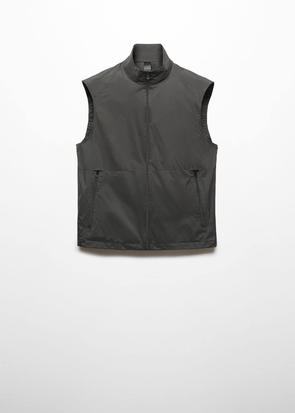 MANGO MAN - Straight water-repellent vest greenMen Product Image