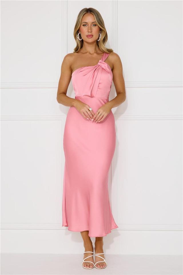 Adore Sunsets Midi Dress Pink Product Image