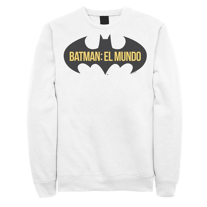 Mens Batman: El Mundo Spain Bat Logo Sweatshirt Product Image