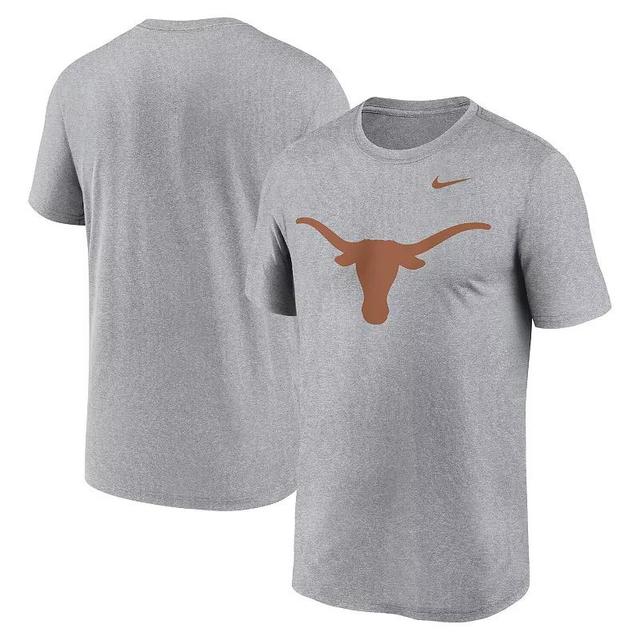 Mens Nike Heather Gray Texas Longhorns Primetime Legend Logo T-Shirt Product Image