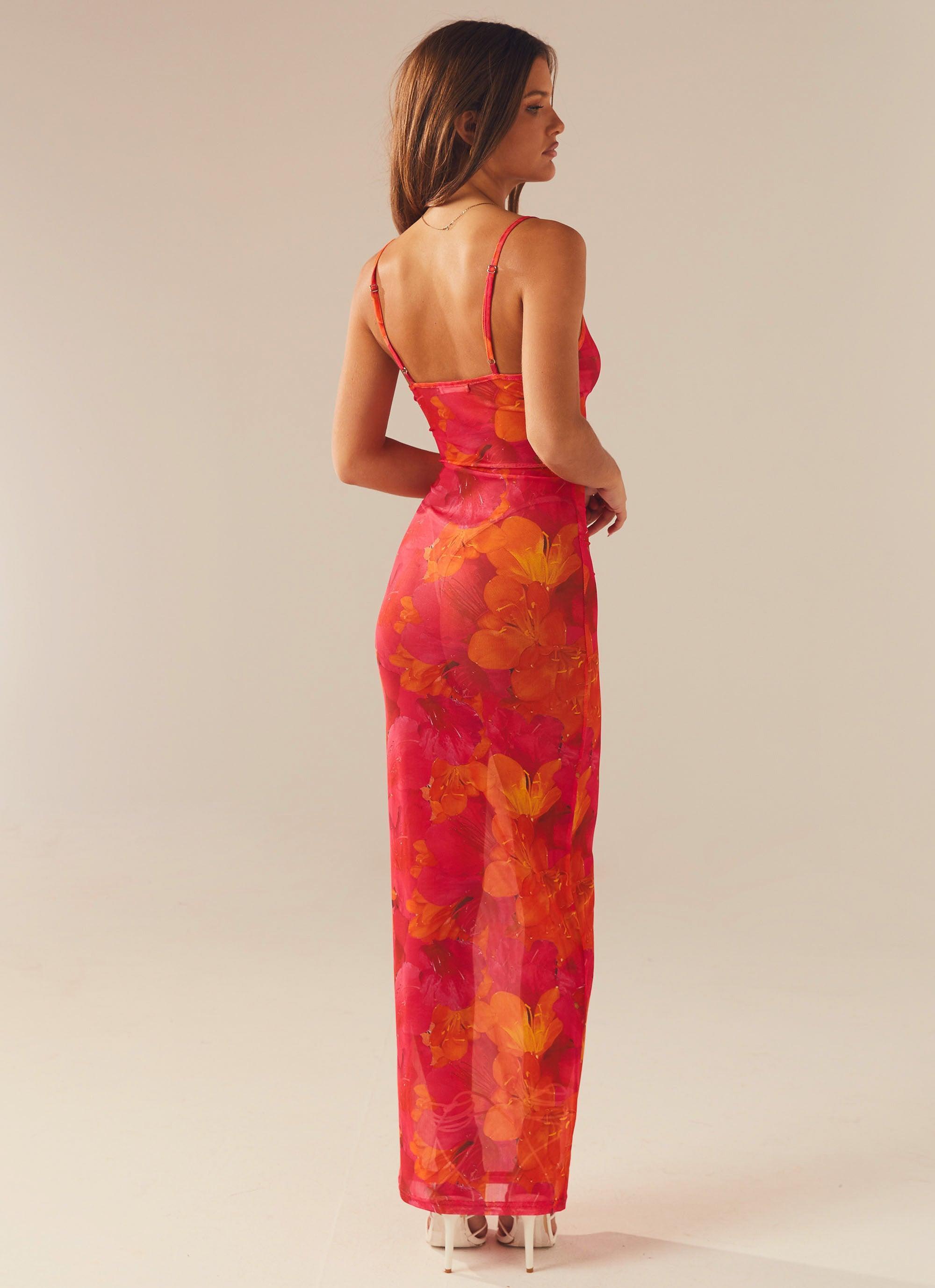 Love On The Run Maxi Dress - Floral Sun Product Image