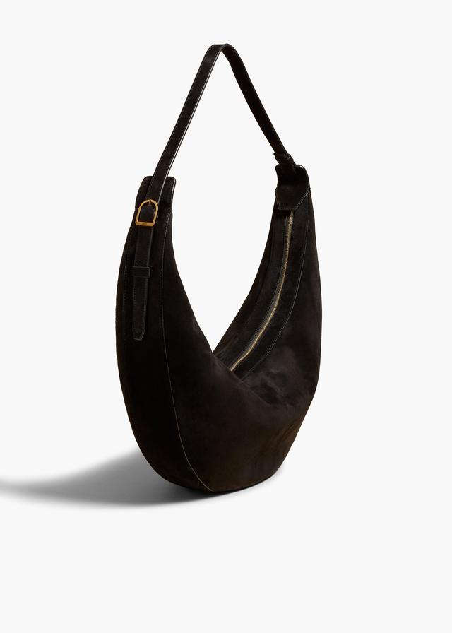 Augustina Hobo in Black Suede Product Image