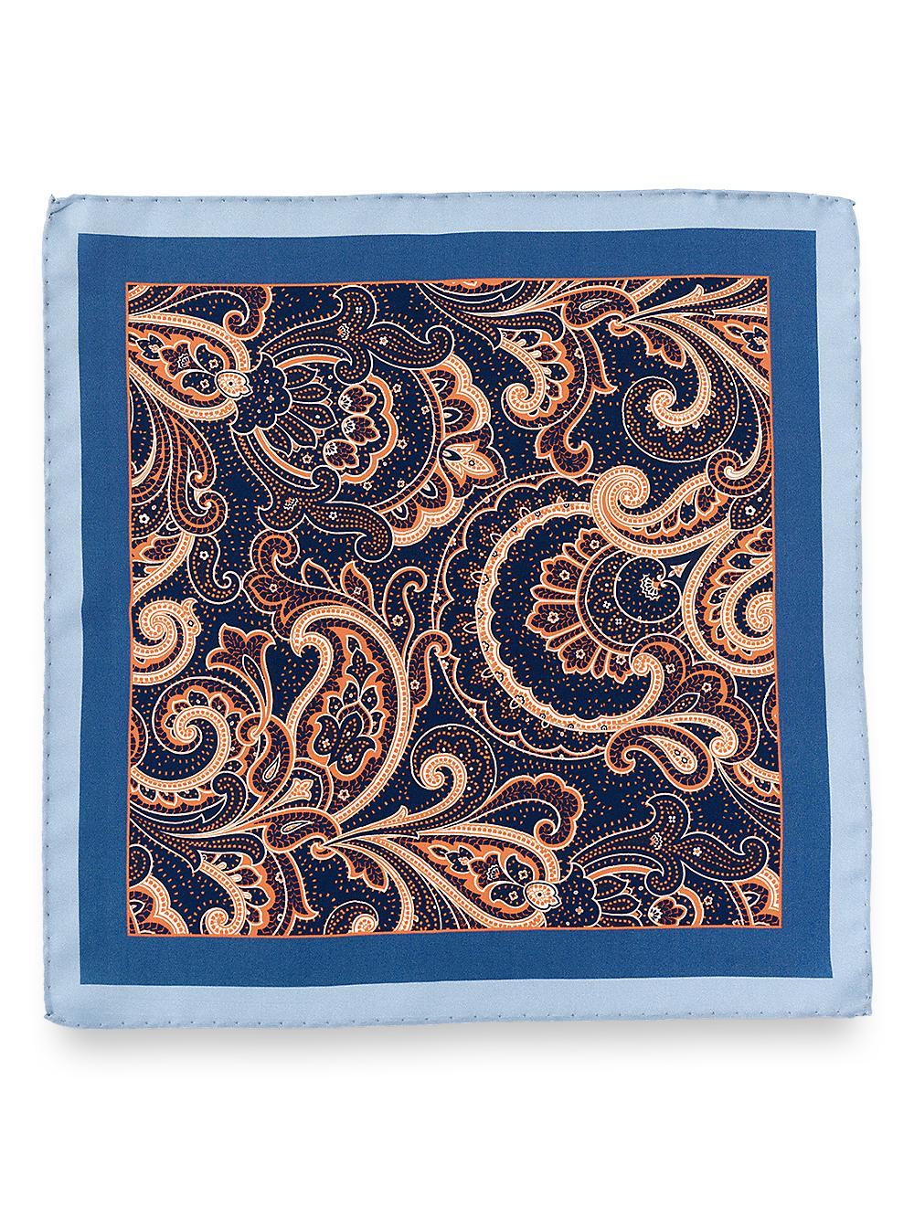 Paisley Silk Pocket Square Product Image