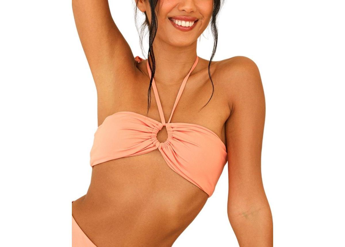 Dippin Daisys Womens Amalfi Bandeau Bikini Top - Purpleedium Product Image