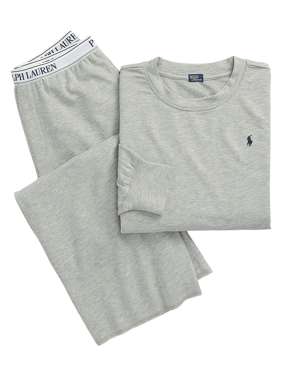 Polo Ralph Lauren Sweatshirt & Wide Leg Pajamas Product Image