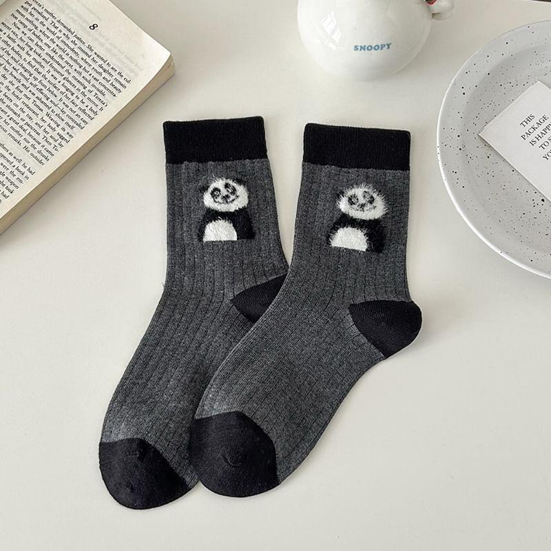 Cartoon Animal Patterned Short Socks Product Image