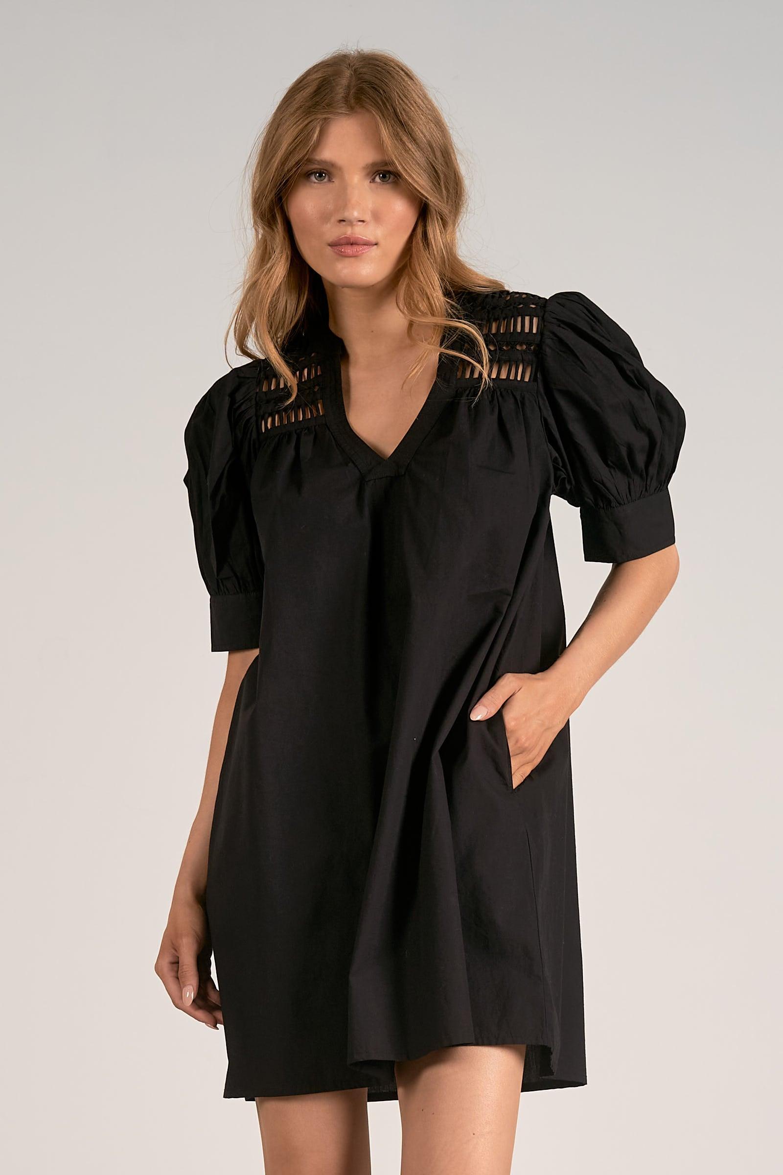 Puff Sleeve Mini Dress Product Image