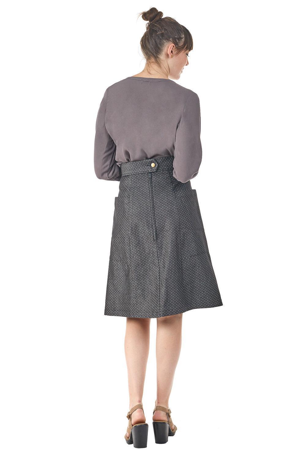 Atheno Skirt in Smoky Dot Product Image