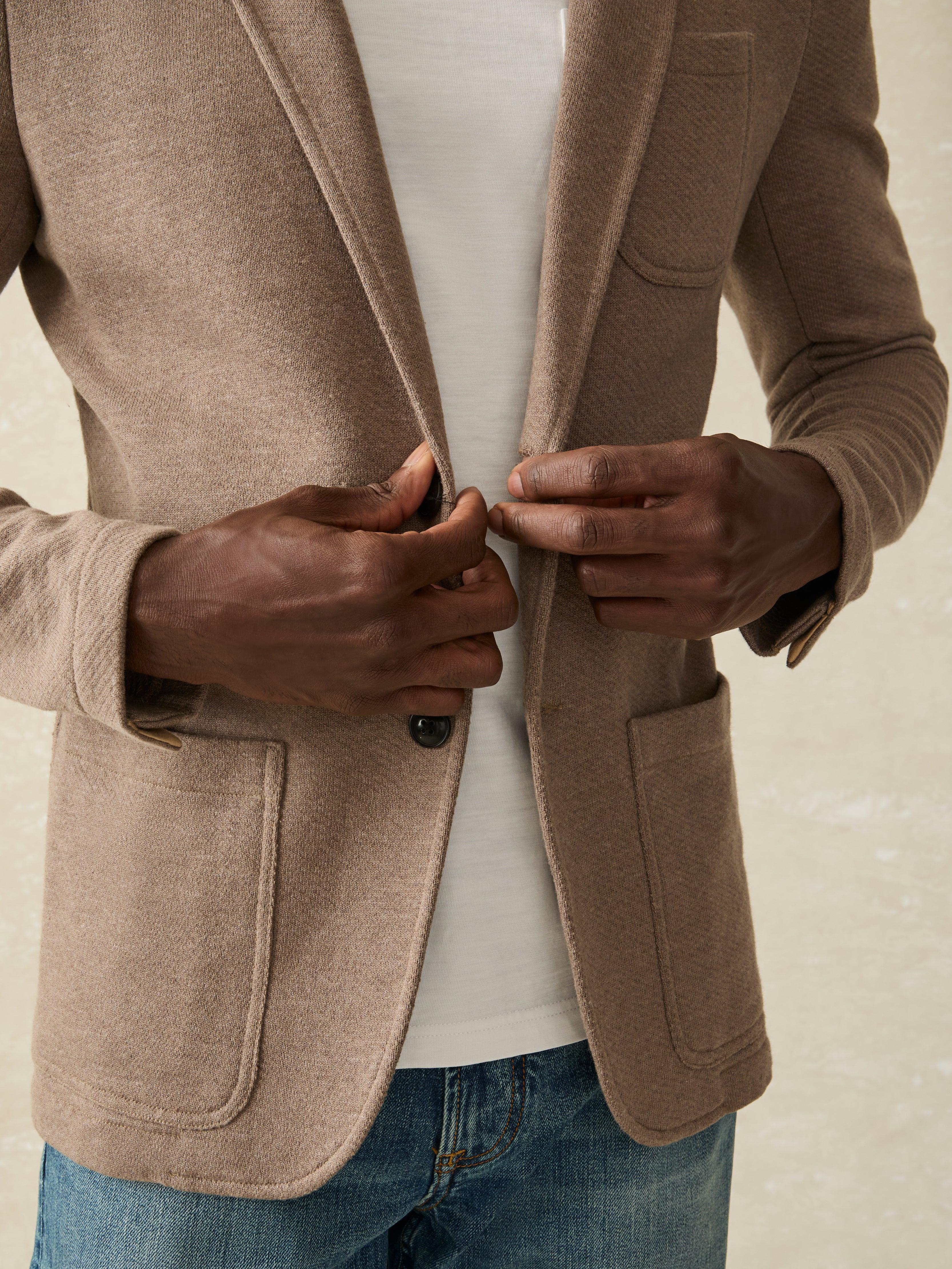 Inlet Knit Blazer - Walnut Melange Male Product Image