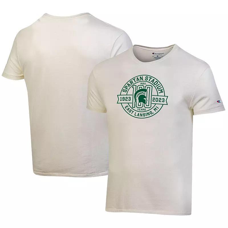 Mens Champion Michigan State Spartans 100th Anniversary Spartan Stadium T-Shirt Product Image