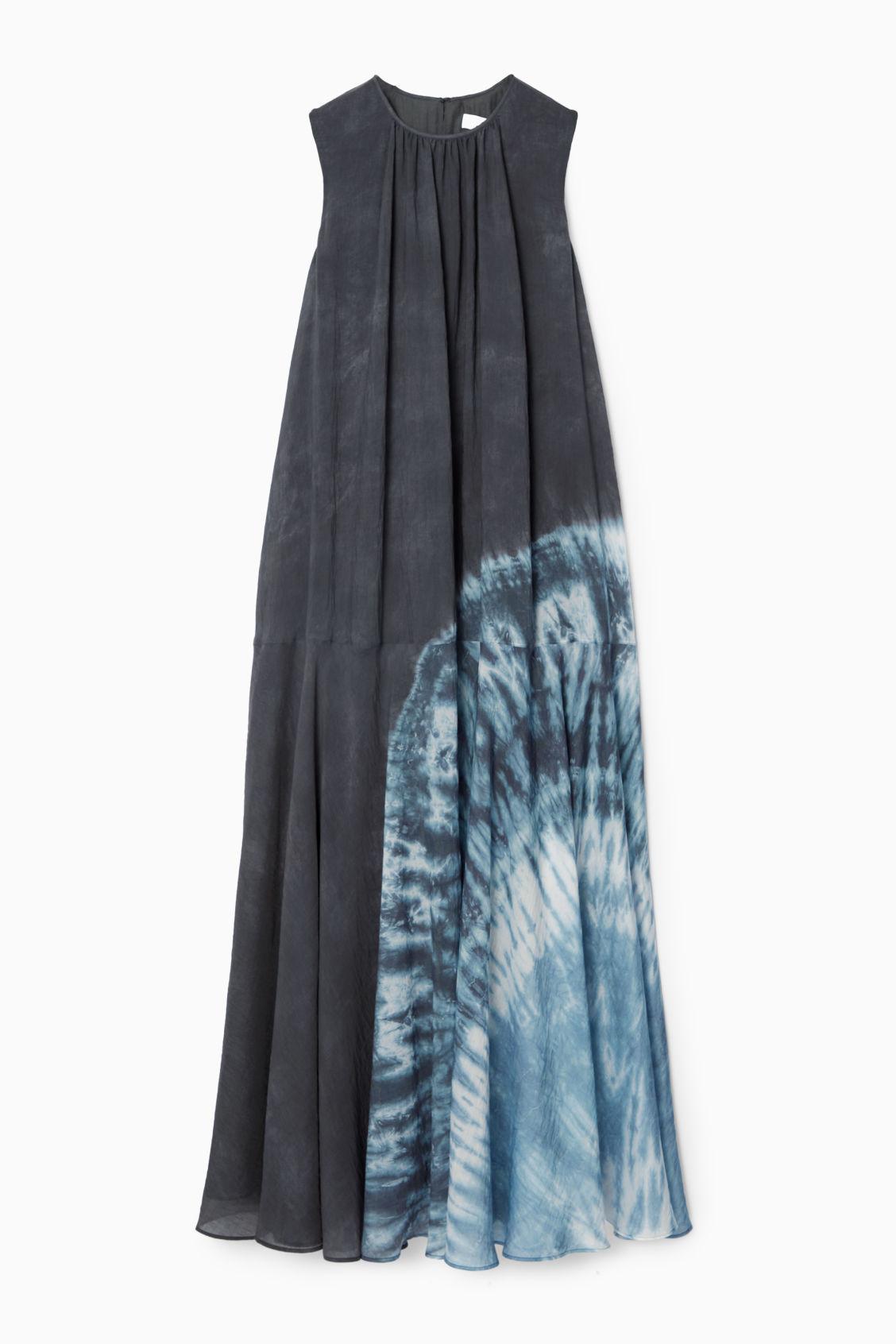 GATHERED A-LINE MAXI DRESS Product Image