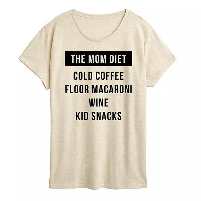 Womens The Mom Diet Graphic Tee Product Image