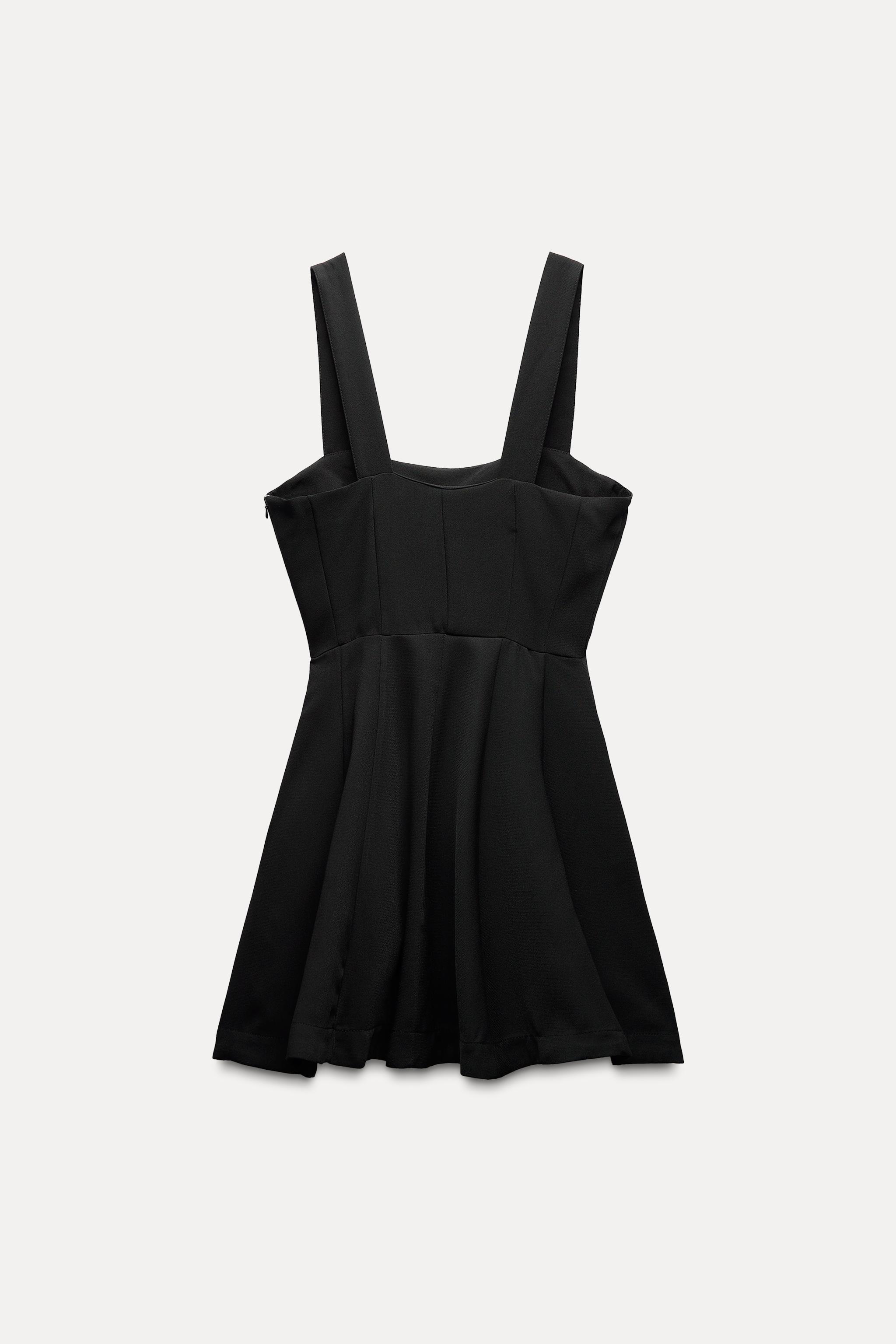 WIDE STRAP MINI DRESS Product Image