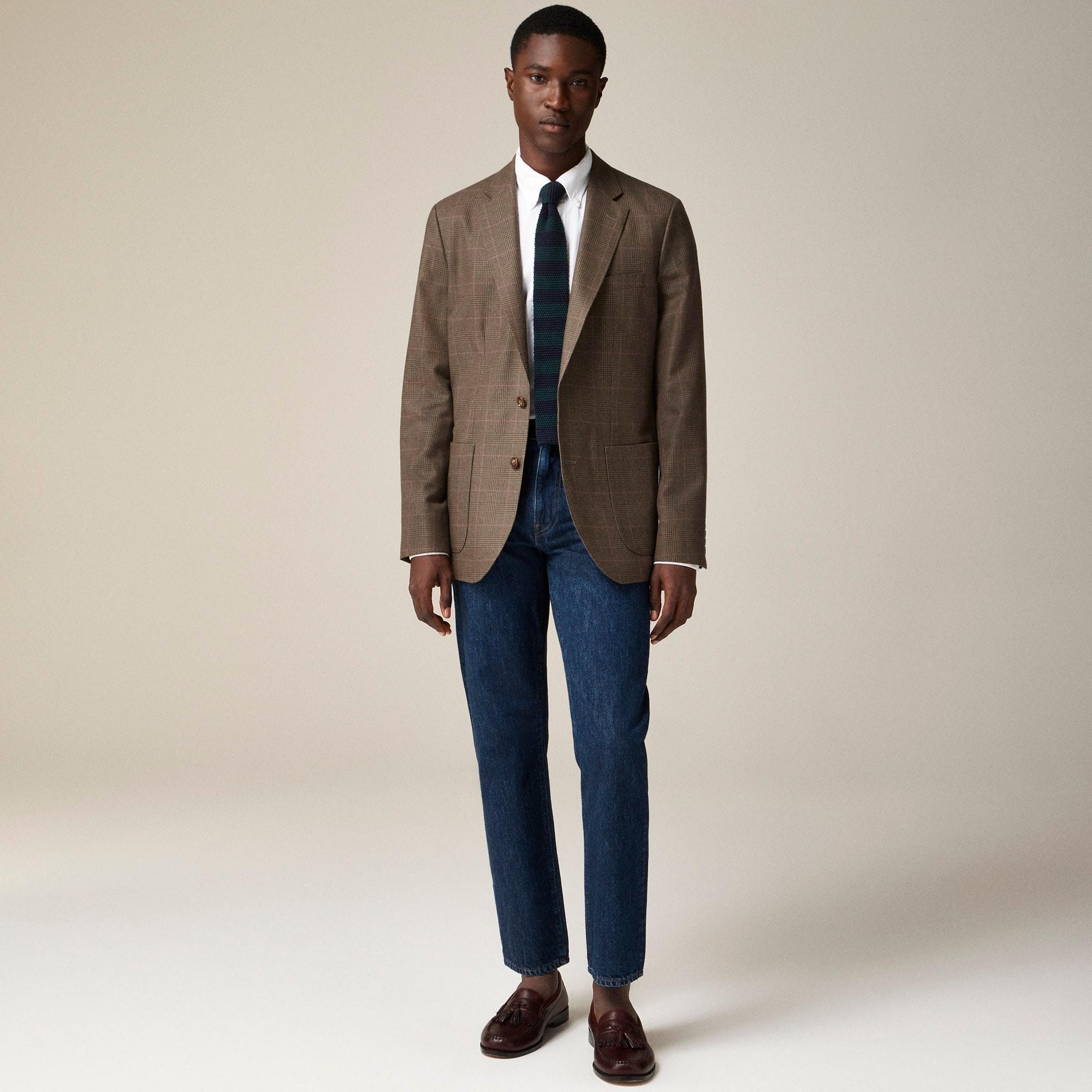 Ludlow Slim-fit blazer in English cotton-wool blend product image