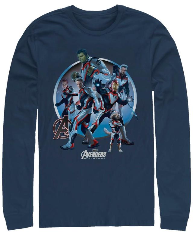 Marvel Mens Avengers Endgame Suit Group, Long Sleeve T-shirt Product Image