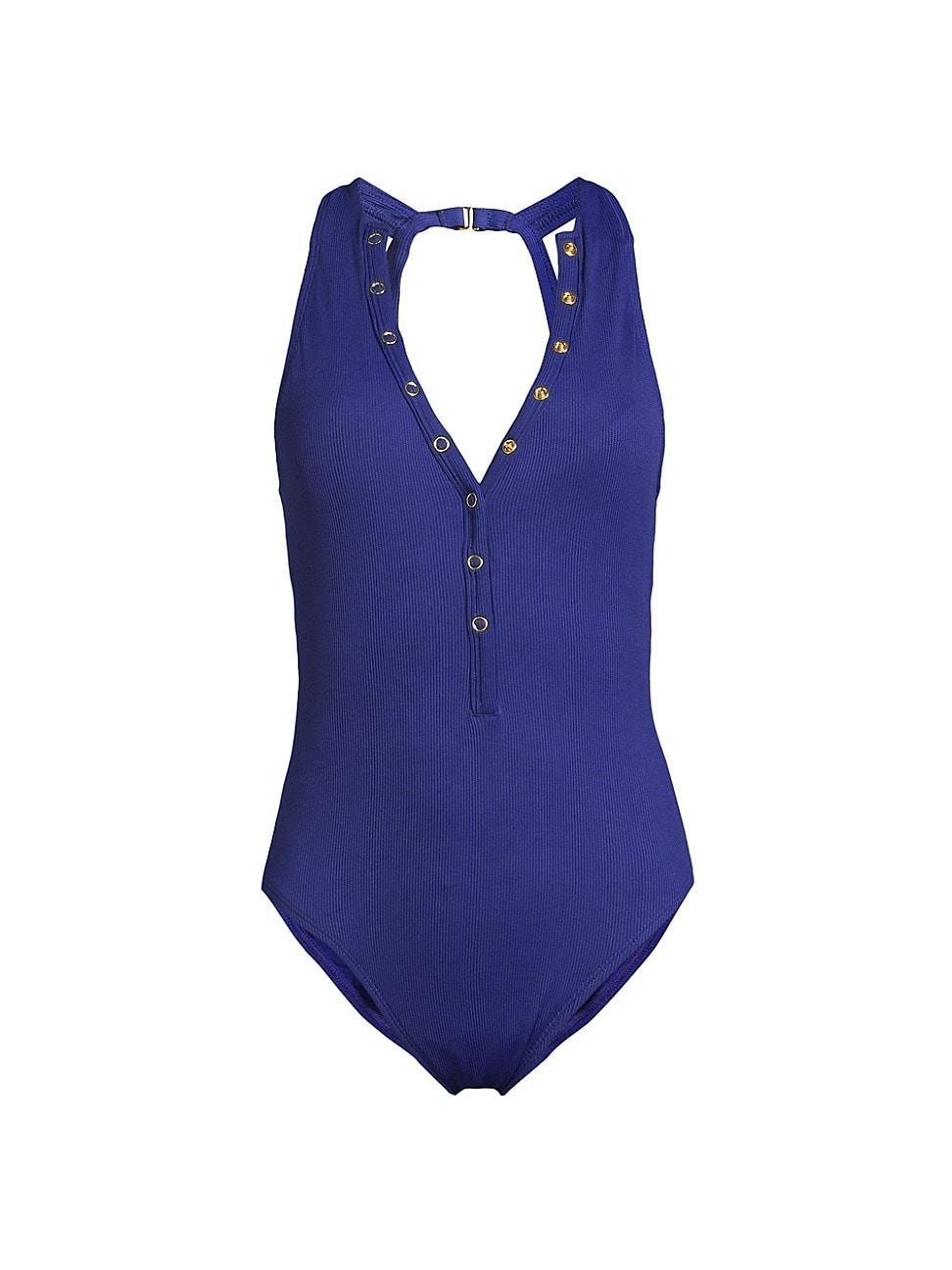 Robin Piccone Amy Rib One-Piece Swimsuit Product Image