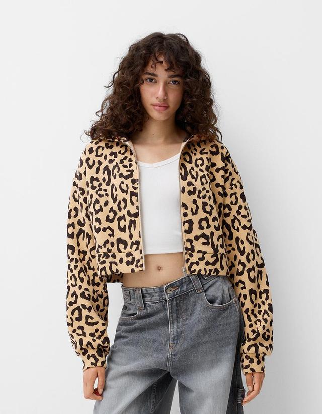 Animal print hoodie Product Image