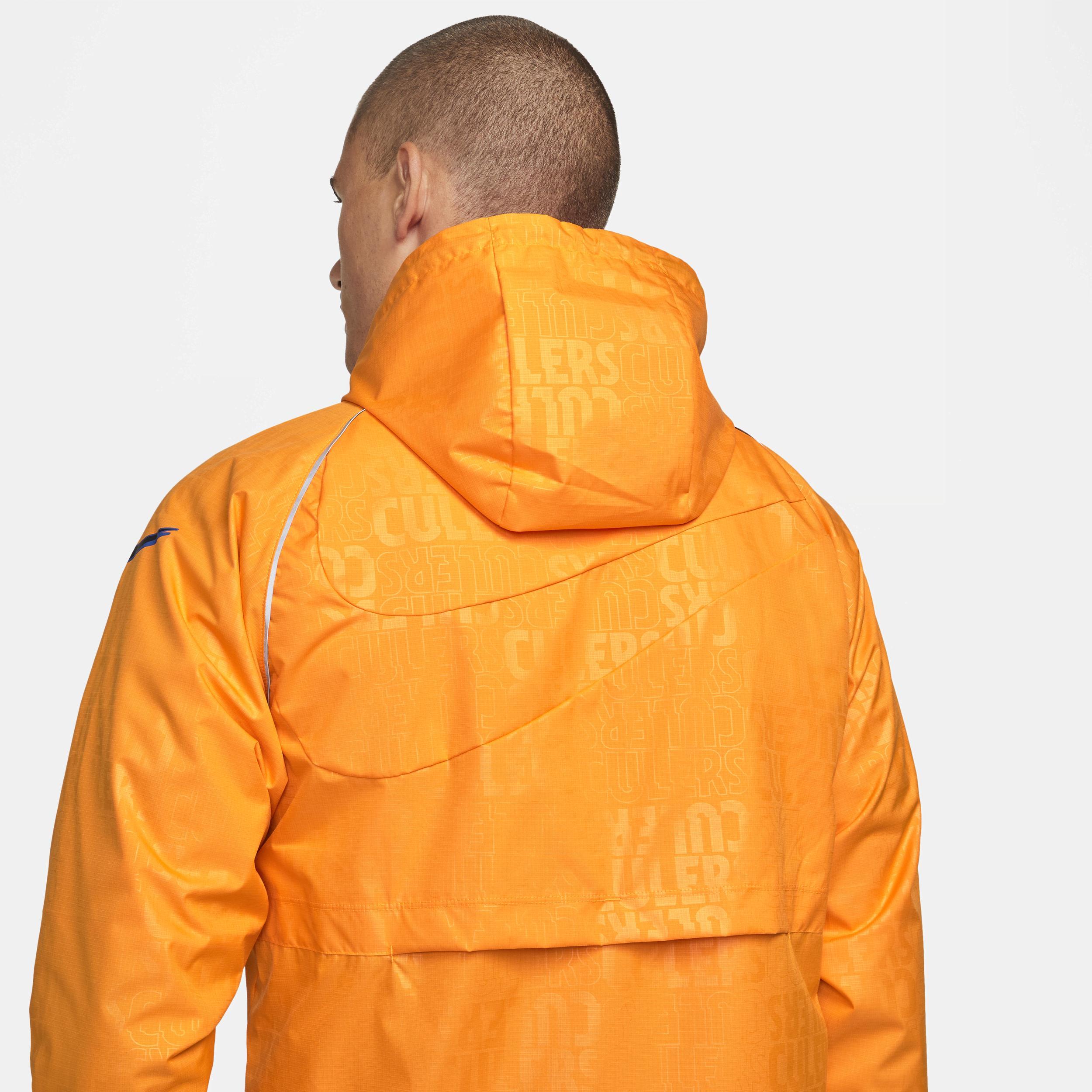 Mens Nike Orange Barcelona All-Weather Full-Zip Jacket Product Image