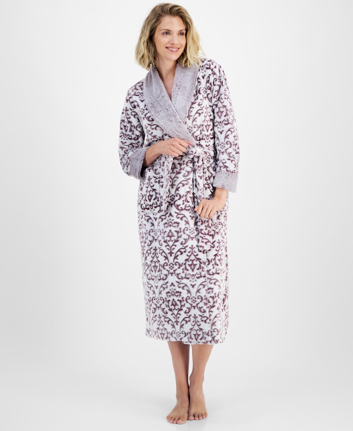 Charter Club Womens Long Embossed Plush Robe, Created for Macys Product Image