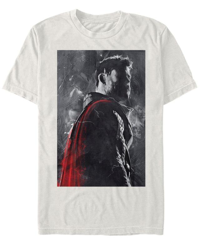 Mens Marvel Thor Distressed Painting Poster Tee Product Image