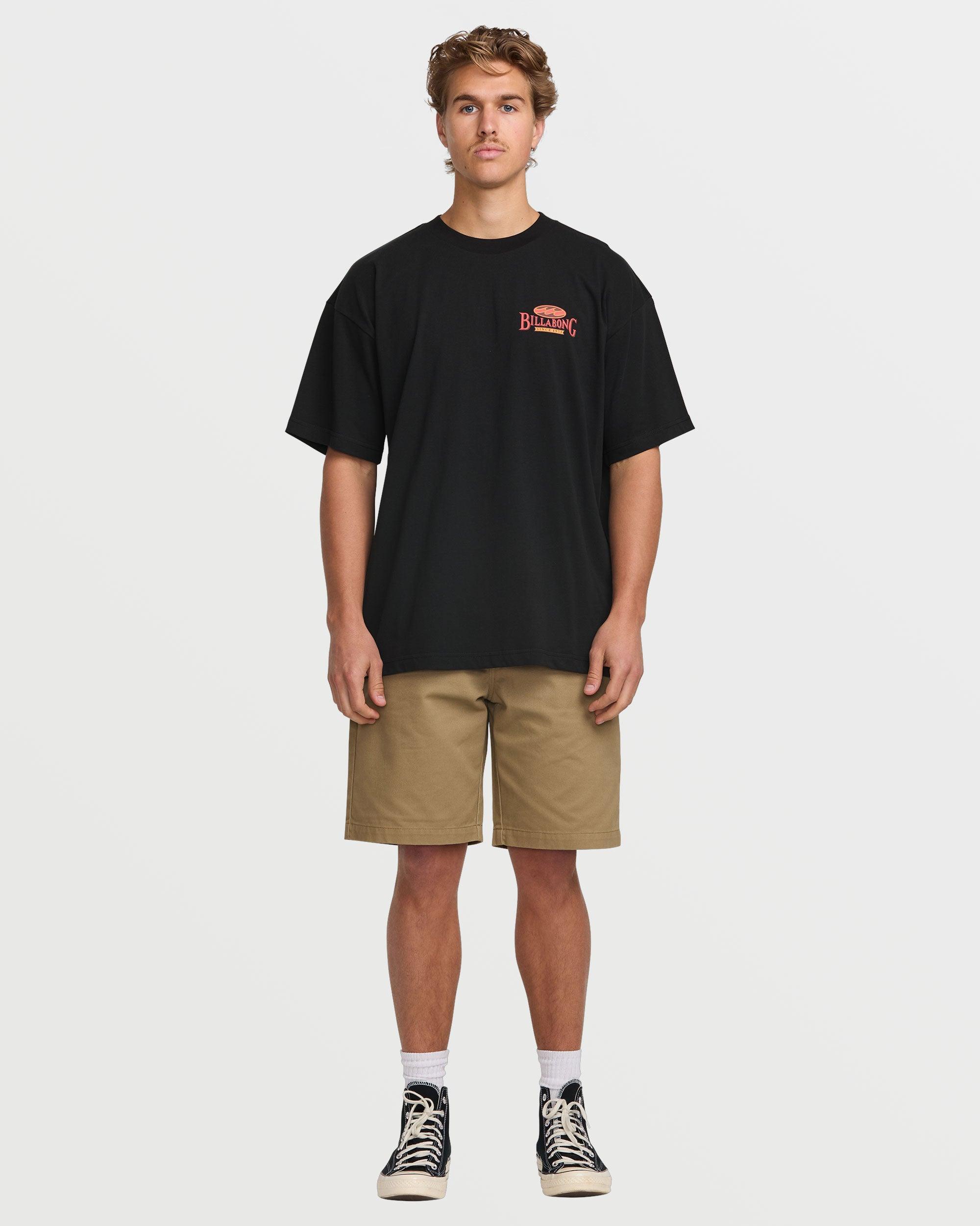 Double Spread OG Short Sleeve Tee - Black Male Product Image