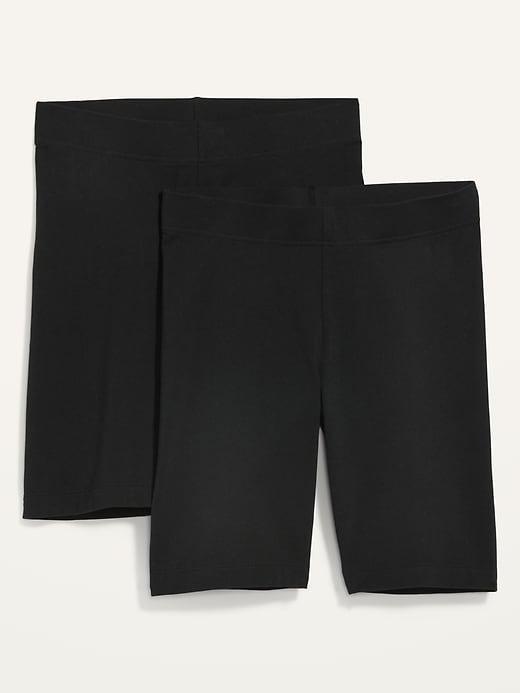 High-Waisted Biker Shorts 2-Pack for Women -- 8-inch inseam Product Image