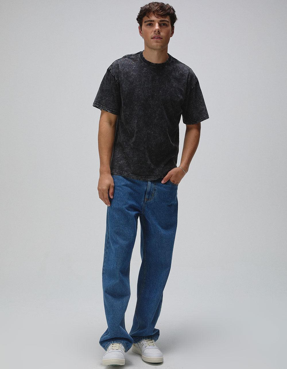 RSQ Mens Acid Wash Oversized Tee Product Image